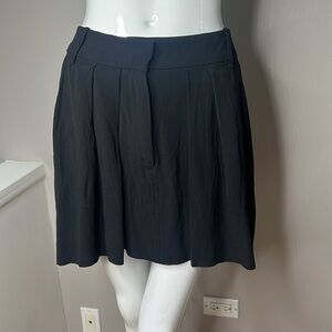 Isabel Marant Sz 42 Elastic Waist Mini Skirt Front and Back Pockets Belt Loops